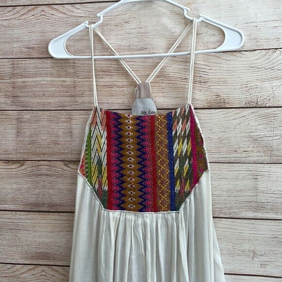 ANTHROPOLOGIE CHLOE OLIVER EMBROIDERED DRESS‎ - Picture 2 of 8